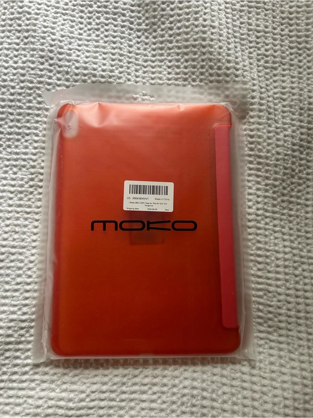 Coral iPad case never used